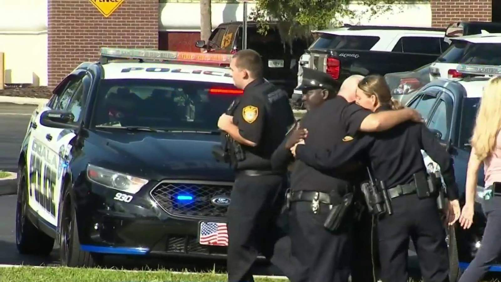Community members, first responders salute Ocala Police chief during escort to funeral home
