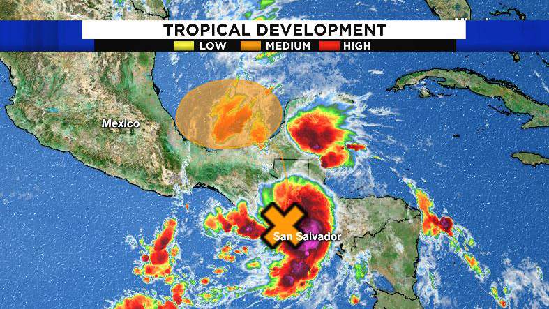Another area to watch in the tropics as hurricane season begins Monday