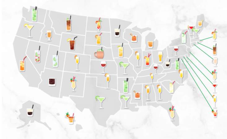 Quarantini? Here are each state’s favorite pandemic cocktails