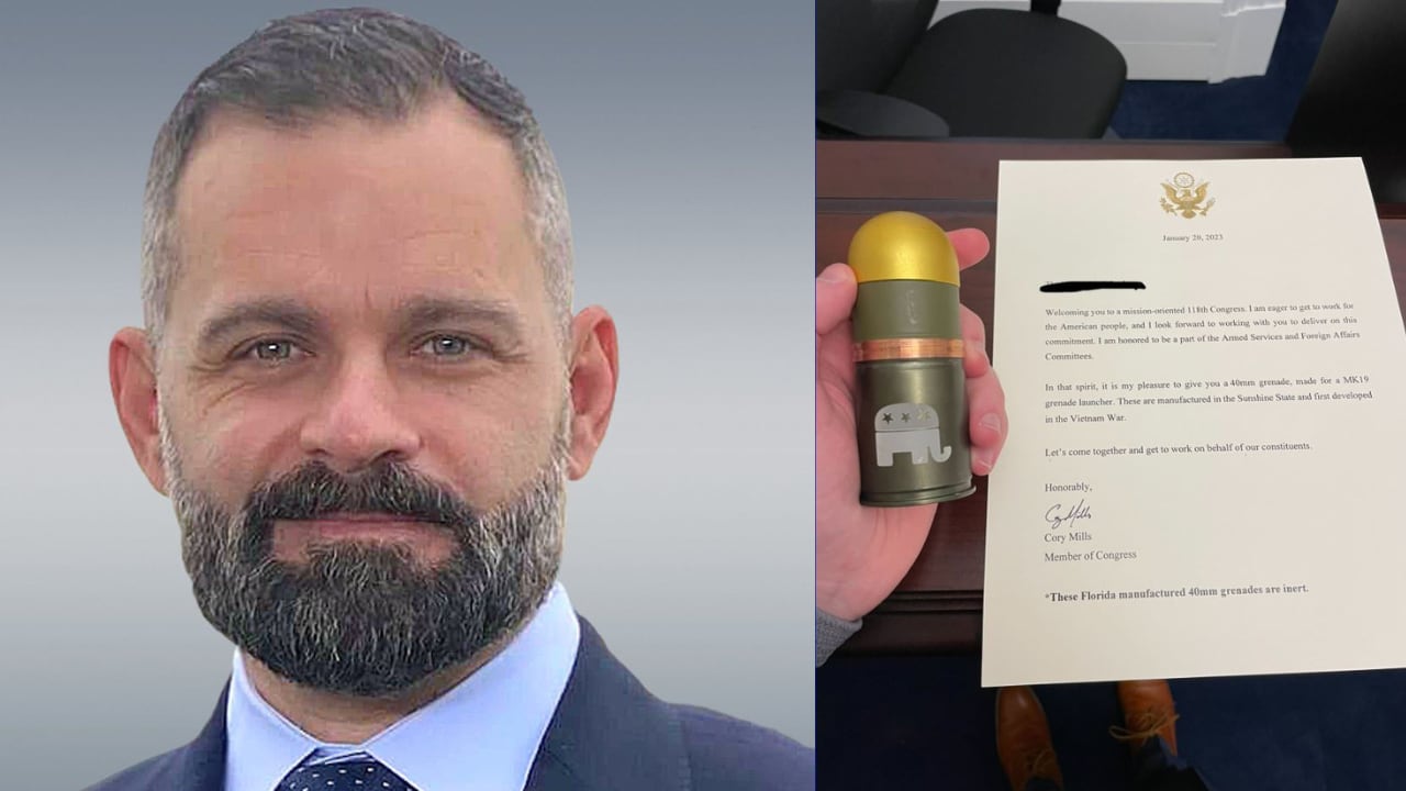 Florida congressman hands out letters, grenades to fellow GOP representatives