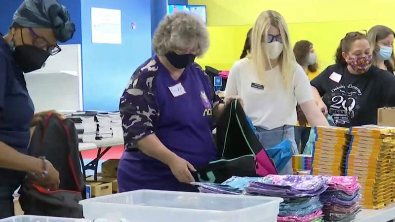 Annual ‘Backpack Build’ supplies 15,000 bags, school supplies for students in Orange County