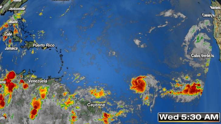 Tropical depression could soon become Gonzalo in Atlantic