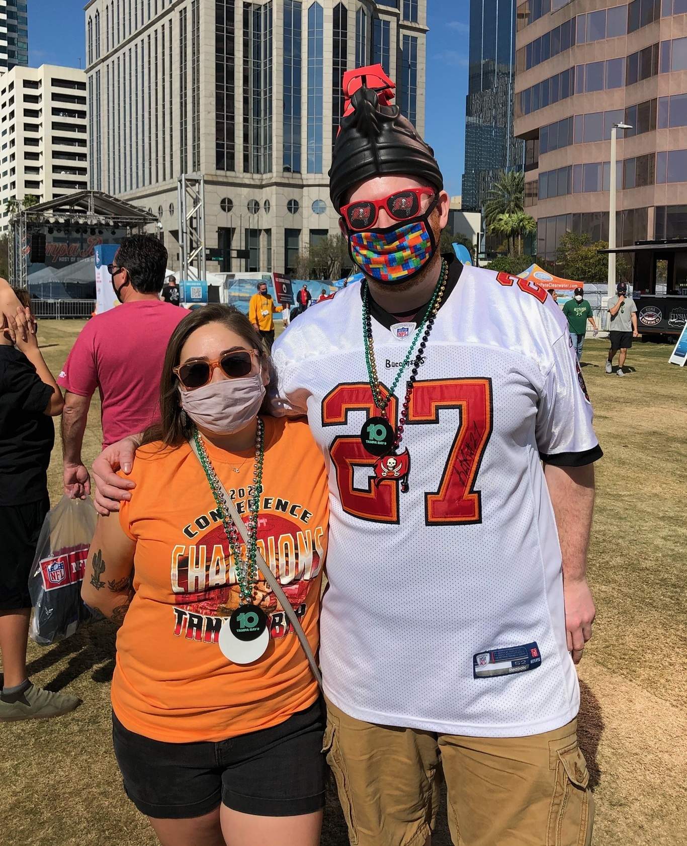Super party on for fans in Tampa, even if it's more low-key
