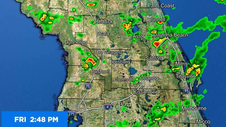 Showers to hit Central Florida this weekend