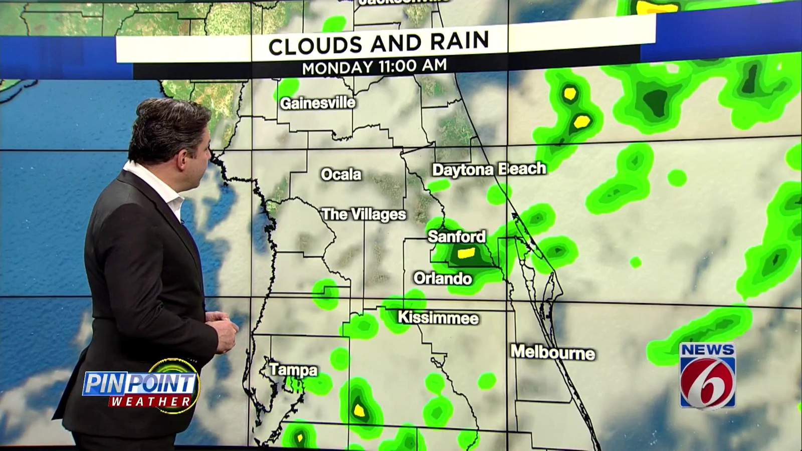 Here come the 30s: Rainy start leads to damp, cool day in Central Florida