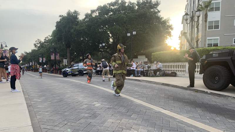 ‘You can’t forget:’ First responders run in full gear in Central Florida to honor 9/11 victims