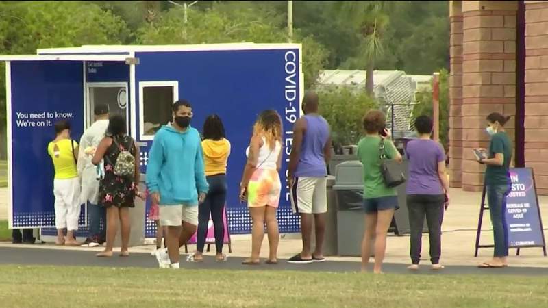 COVID-19 testing site reopens in Osceola County amid rising infections