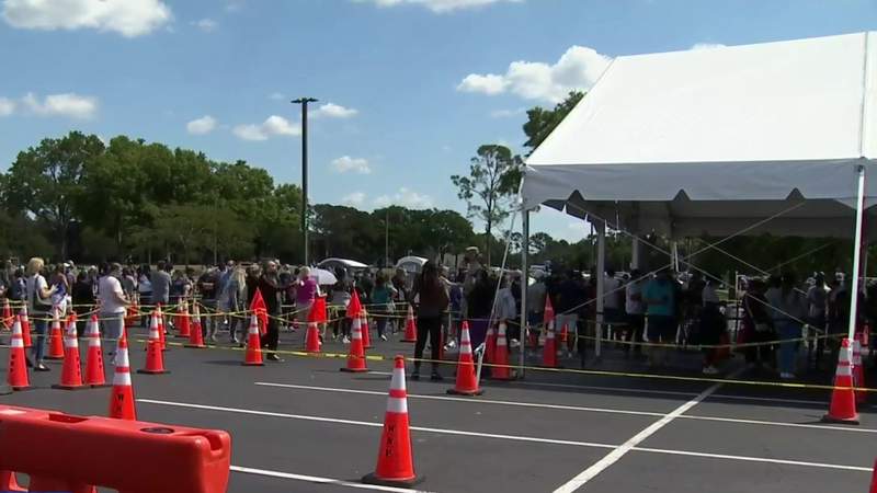 Florida FEMA-backed vaccination sites will continue first shots of Pfizer next week