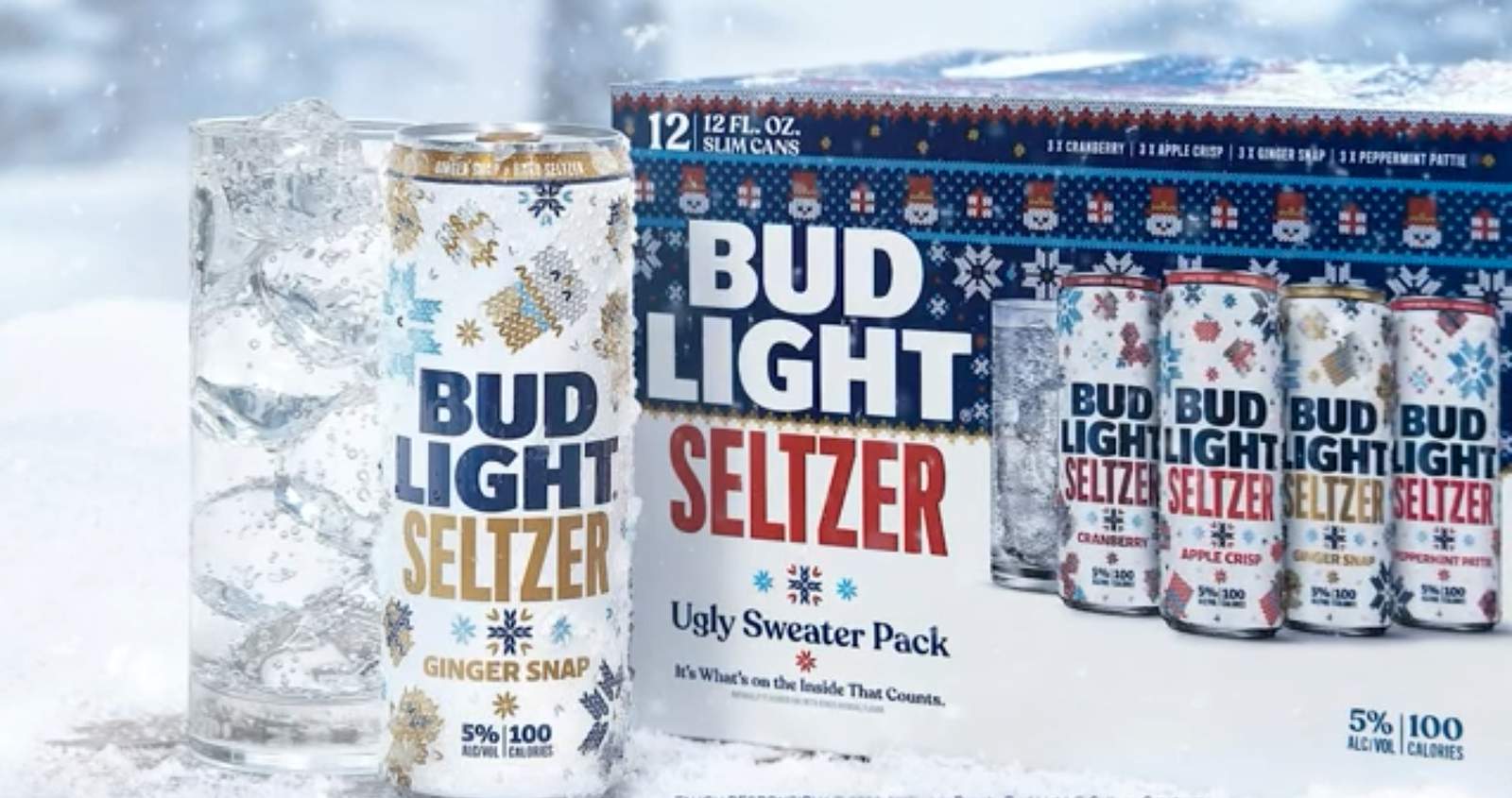 Bud Light Seltzer unveils festive holiday pack