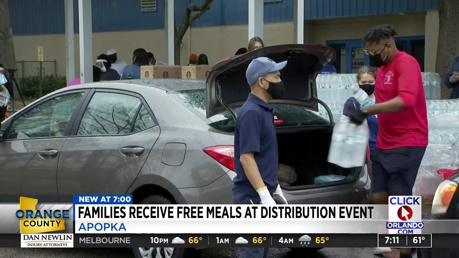 ‘I’ll be glad to eat food tonight:’ Hundreds of families receive free meals at Apopka Farm Share food giveaway