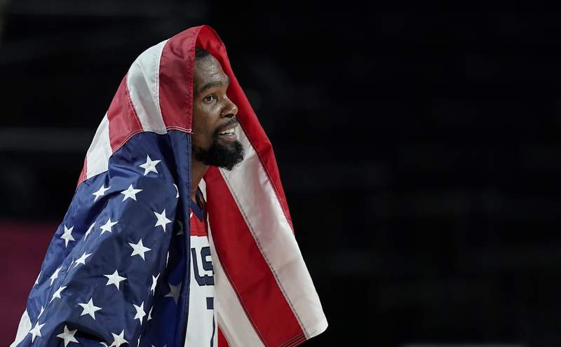Captain America: Durant makes sure gold medal stays with US