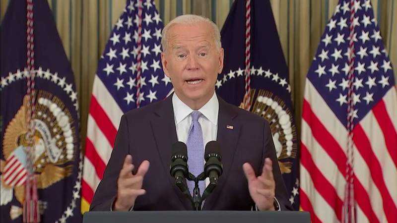 WATCH LIVE: President Biden gets COVID-19 booster shot
