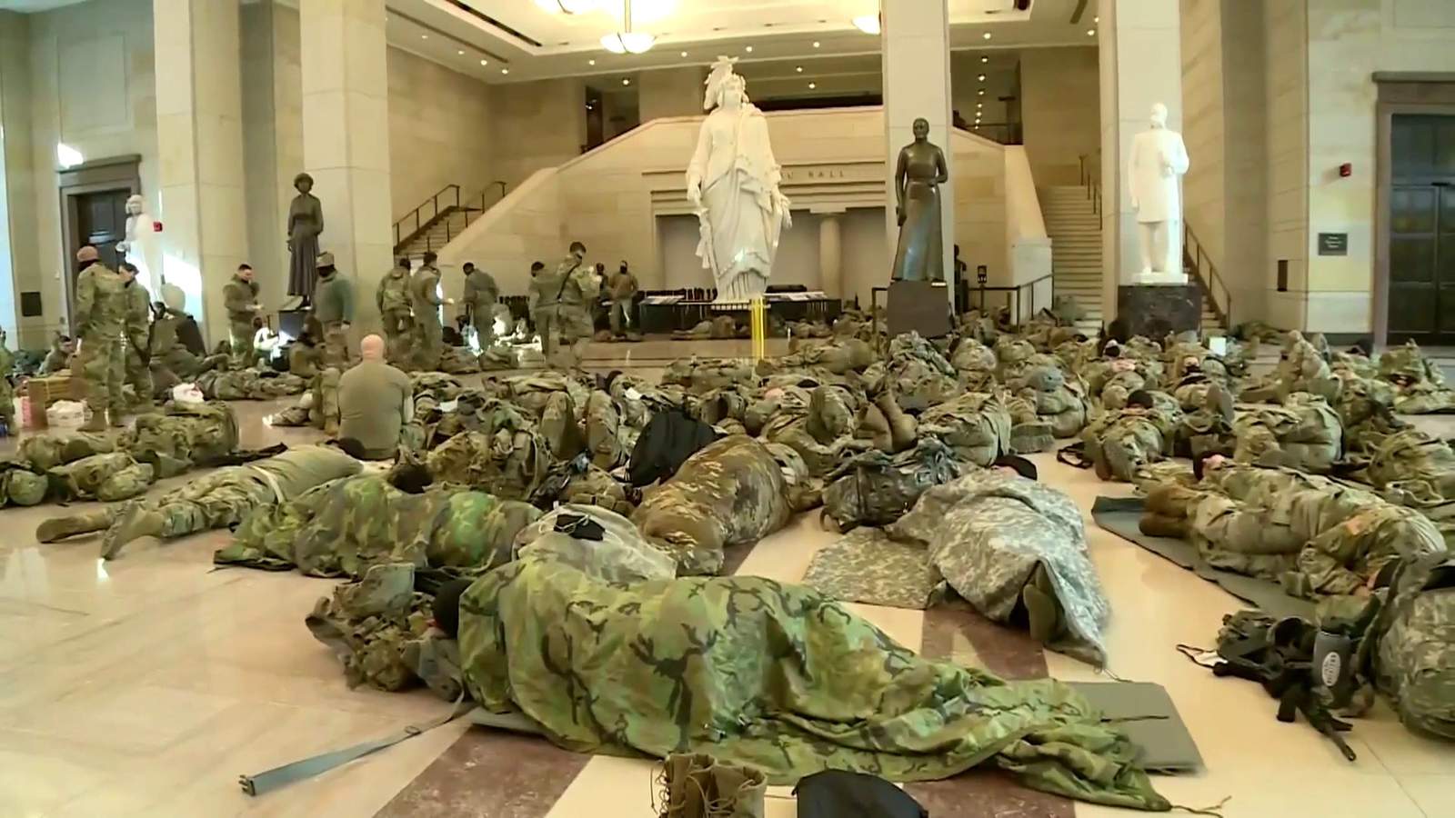 Hundreds of National Guard troops at Capitol as House Democrats pursue impeachment