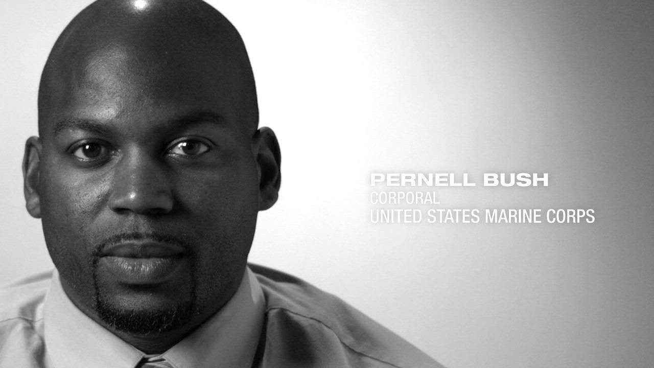 U.S. Marine Corps Corporal Pernell Bush shares his story