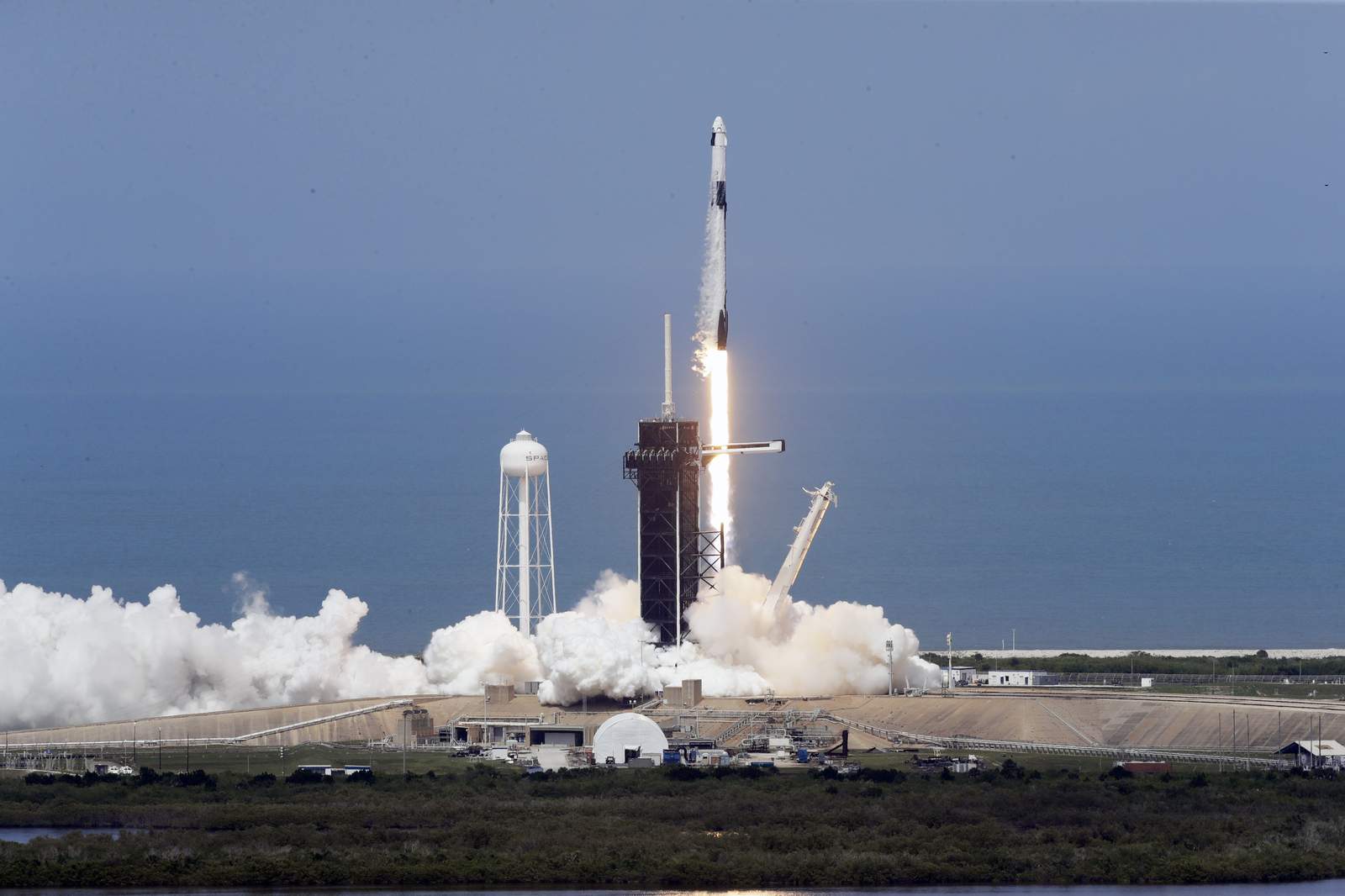 Launch day: A timeline leading up to SpaceX’s Dragon launch with astronauts