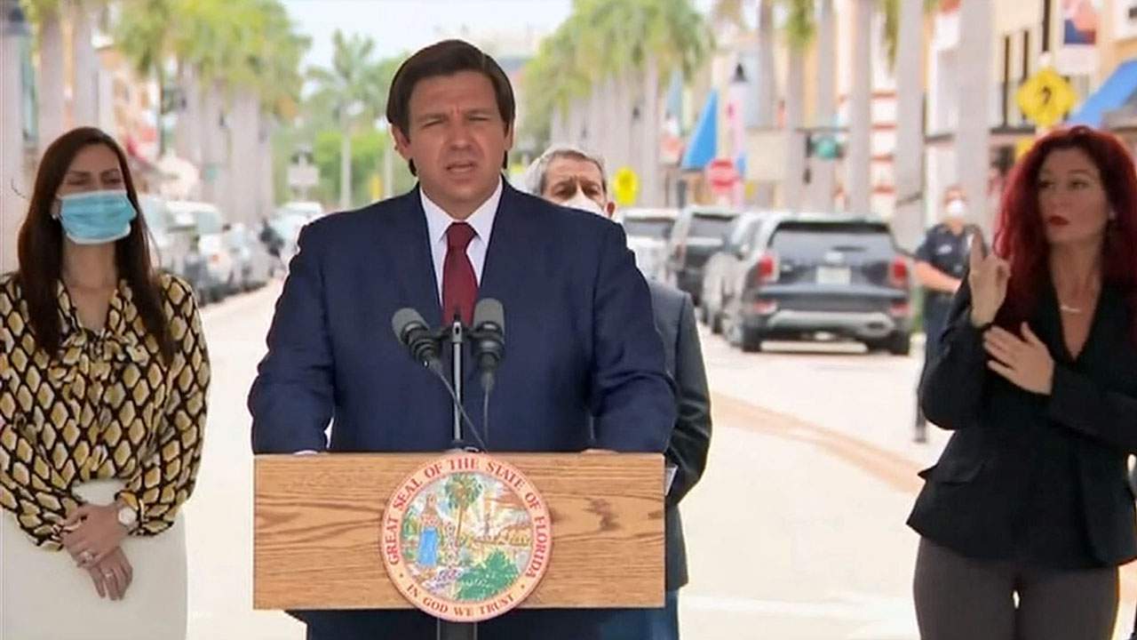 Gov. Ron DeSantis announces Miami-Dade, Broward counties can enter phase 1 of reopening