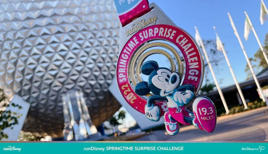 Disney shares first look at finisher medals for Springtime Surprise Weekend