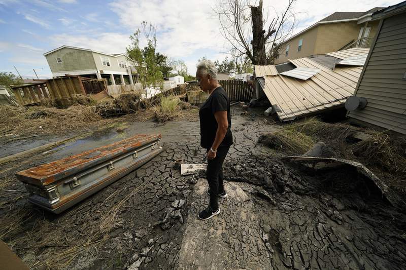Hurricane Ida devastation lingers in Louisiana 1 month later
