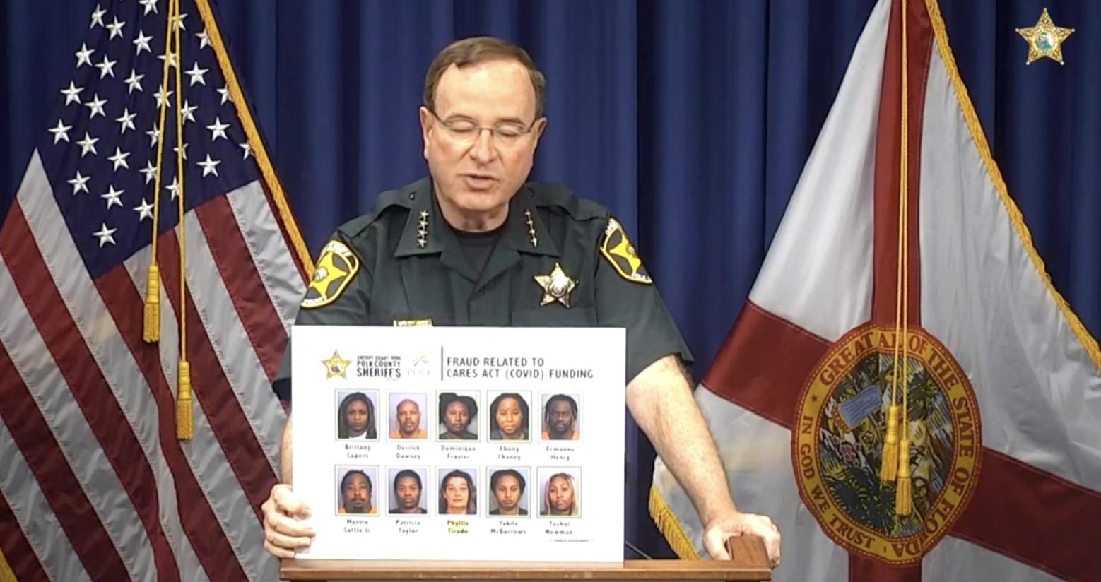 11 suspects face felony charges after receiving illegal CARES Act funds, deputies say