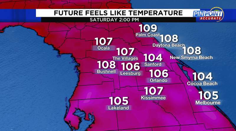 Hottest stretch of the year continues in Central Florida
