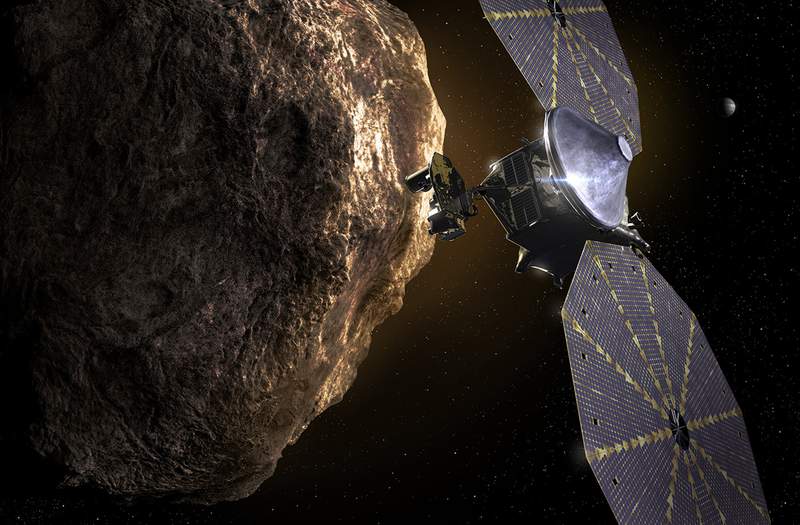 Solar wing jammed on NASA Lucy spacecraft that’s chasing asteroids