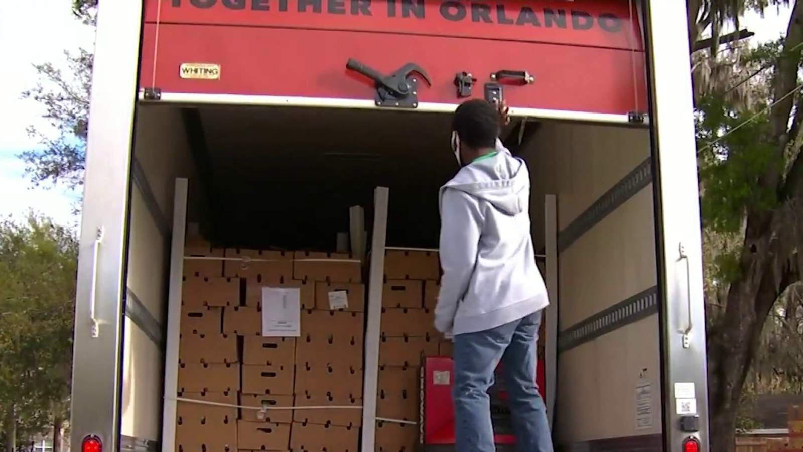 New refrigerated truck delivers hundreds of meals to Seminole County families in need