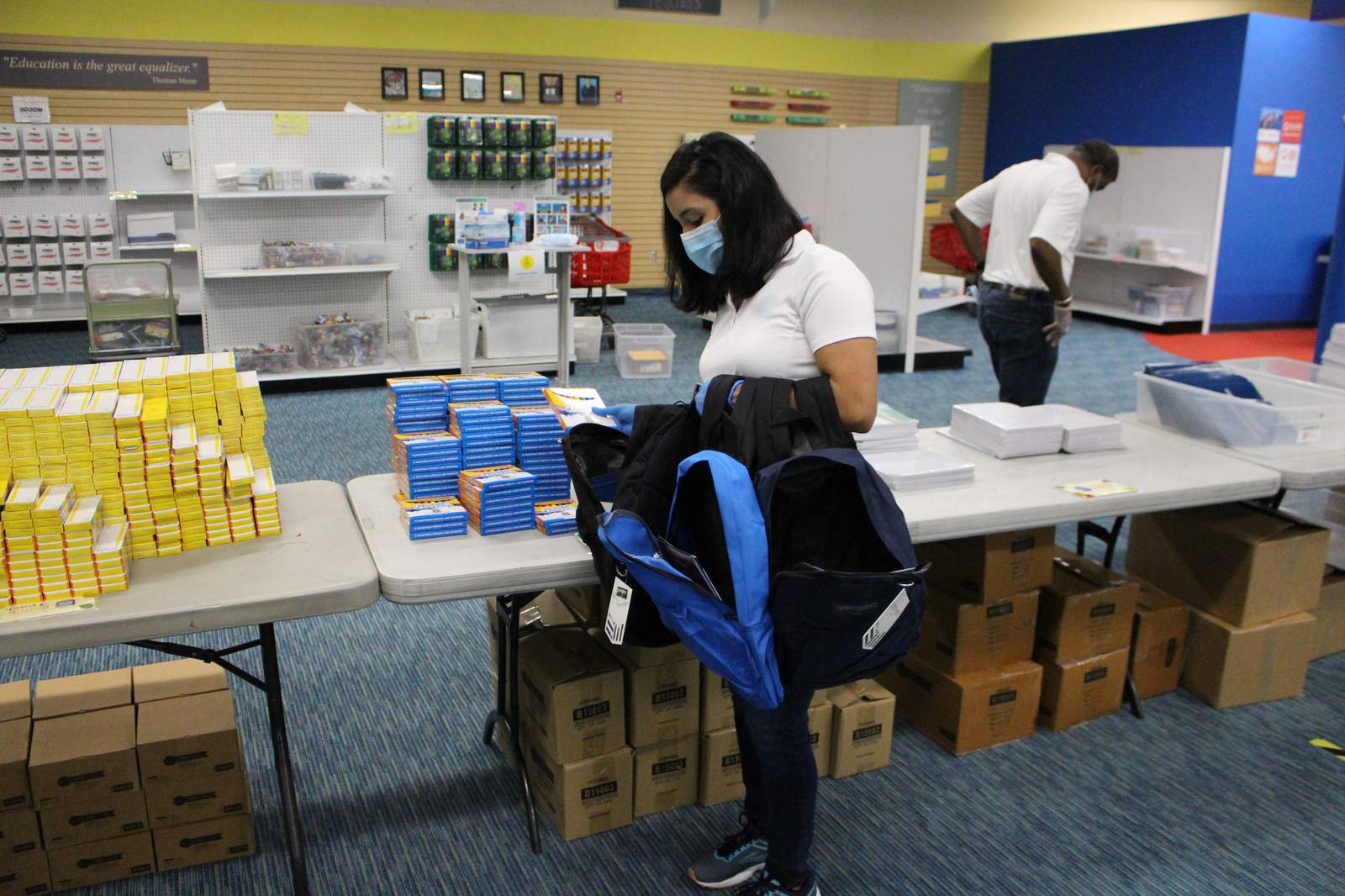 Funders double A Gift for Teaching backpack supply drive donations