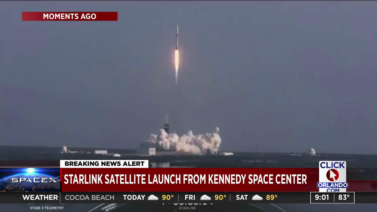 LIFTOFF! SpaceX launches more Starlink satellites