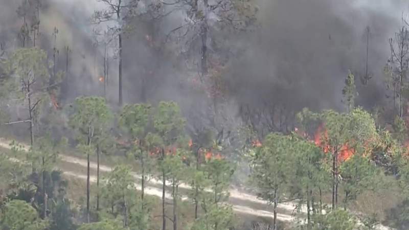 I-95 in Brevard County reopens as firefighters battle 1,600-acre wildfire