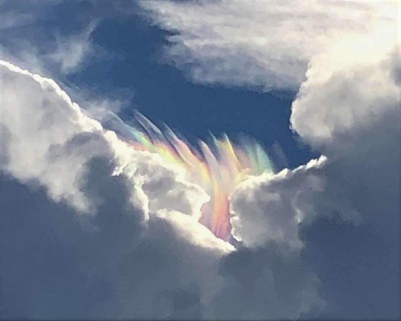 Rainbow clouds? Here’s what caused that rare sight in the Florida sky