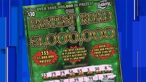 DeLand man wins Florida Lottery's 'Fastest Road to $1,000,000' game