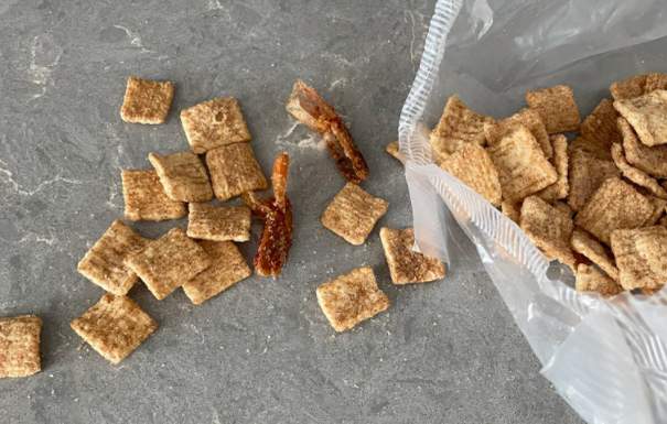Man claims he found shrimp tails in his Cinnamon Toast Crunch cereal