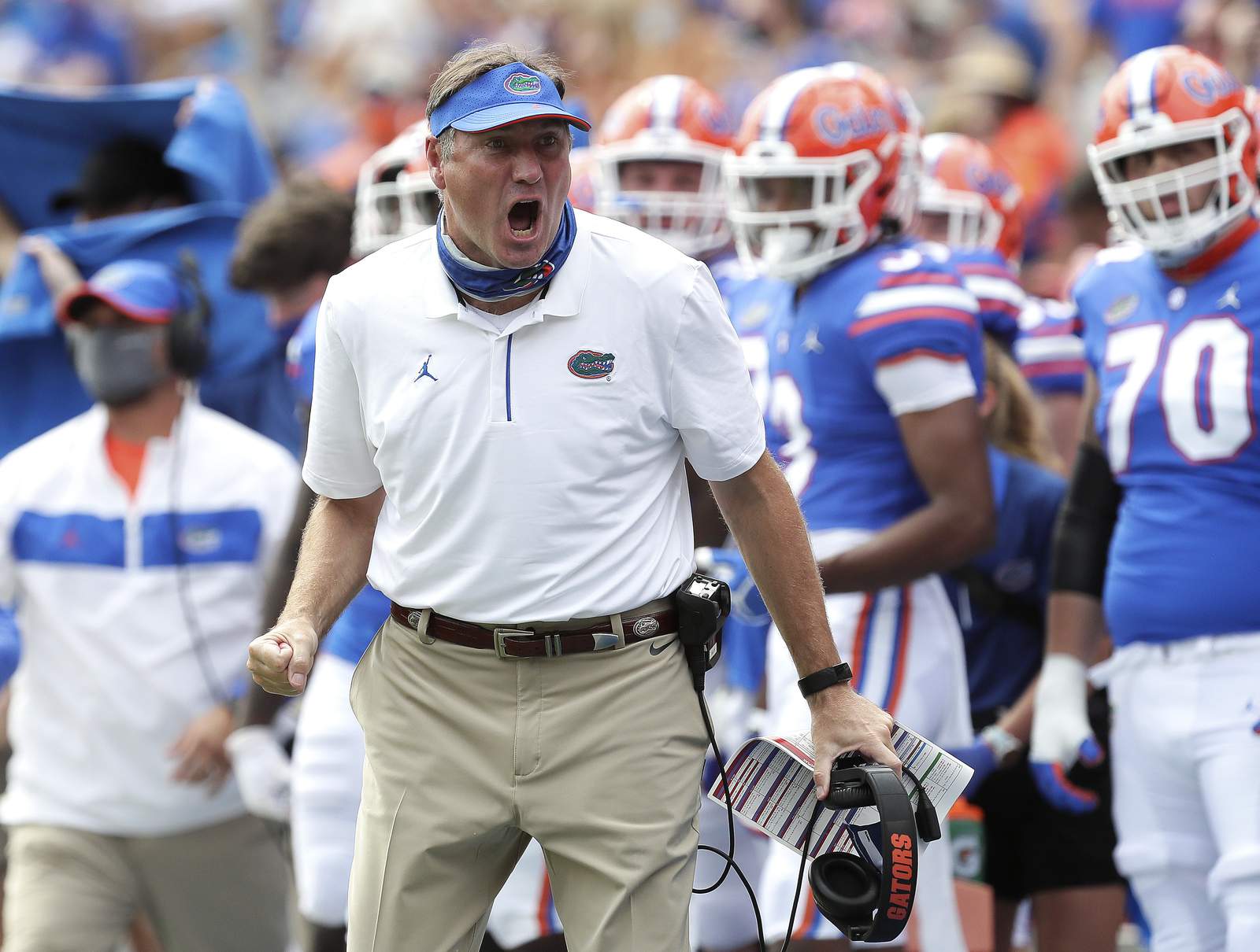 Florida coach Dan Mullen apologizes, awaits word on COVID-19 tests, LSU game