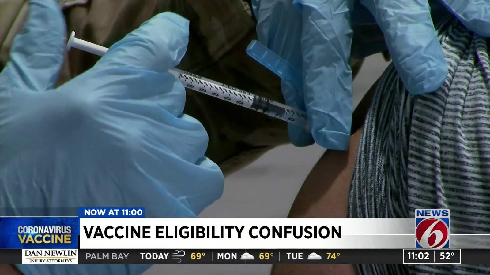 UCF professors among those getting vaccine on busy day at Valencia College site