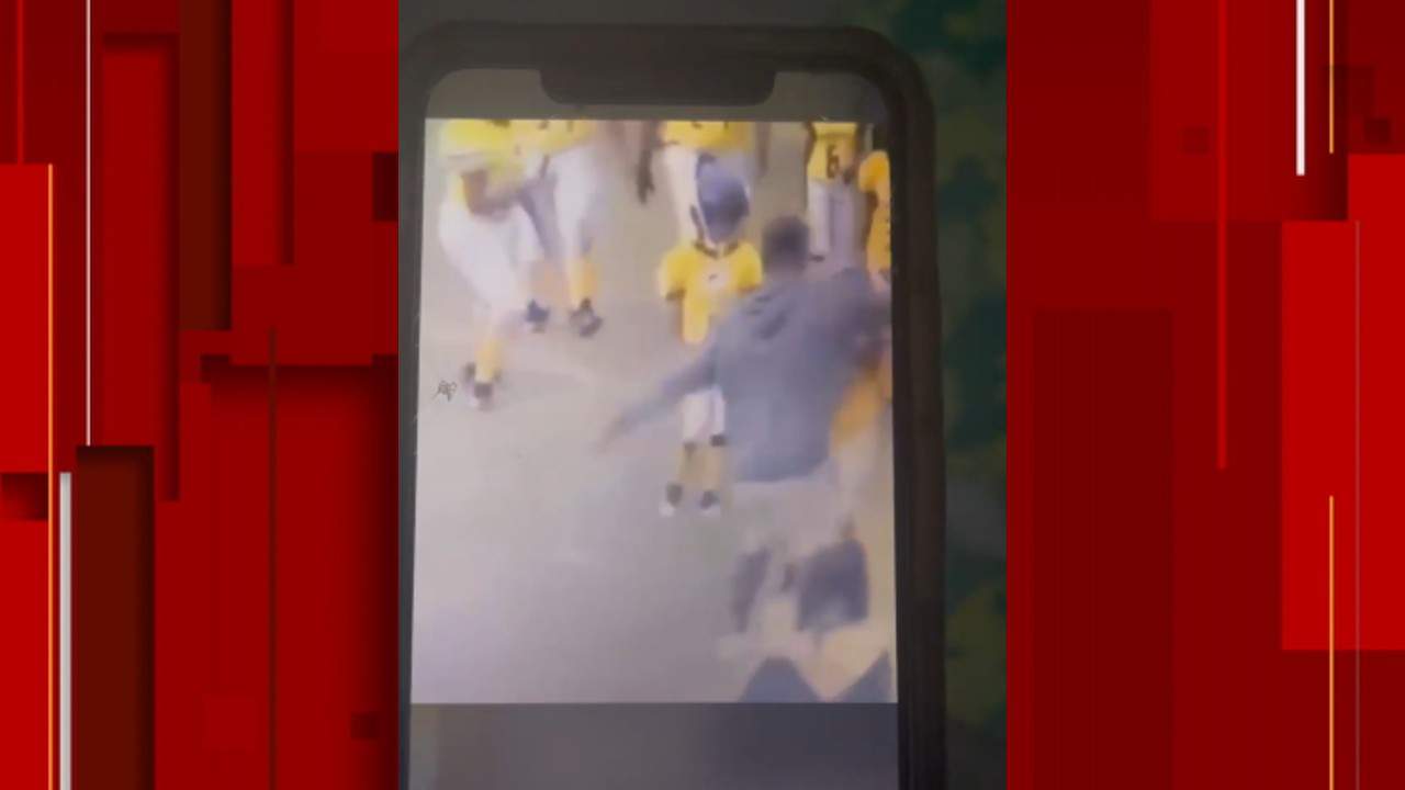Viral video shows youth football coach striking player during Central Florida game
