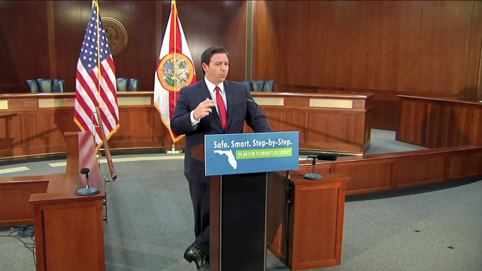WATCH LIVE AT NOON: Gov. Ron DeSantis provides COVID-19 update as state continues to see increasing cases