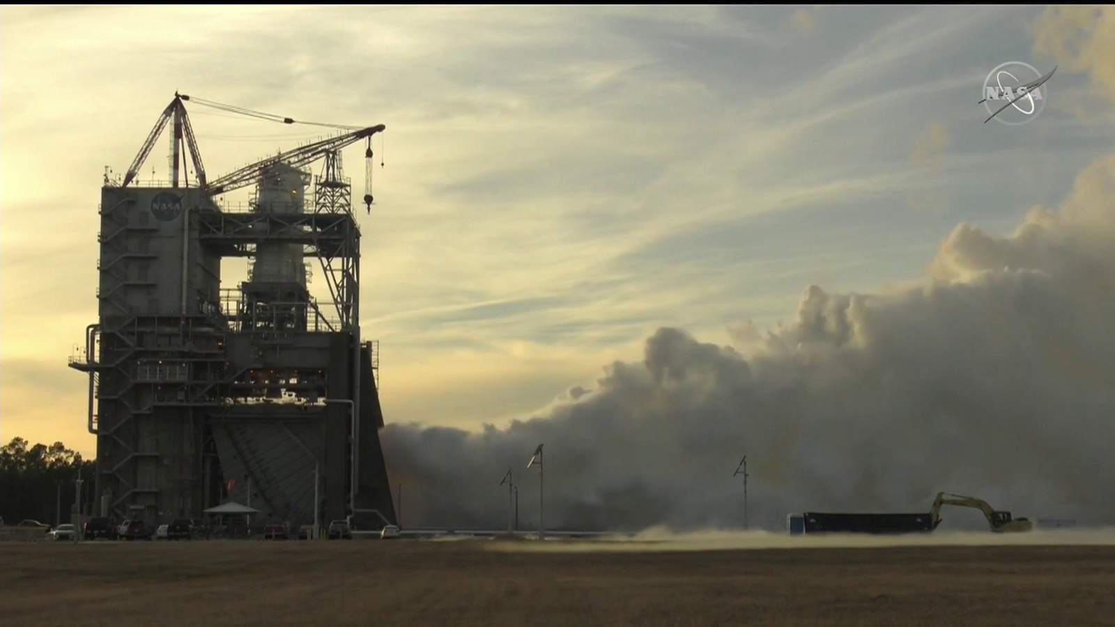 NASA begins new moon rocket engine tests, still evaluating if another Green Run test will happen