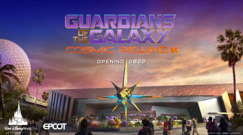 EPCOT: Guardians of the Galaxy: Cosmic Rewind set to open next year