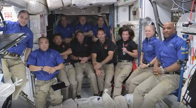Crew-2 astronauts arrive at space station after launching from Florida