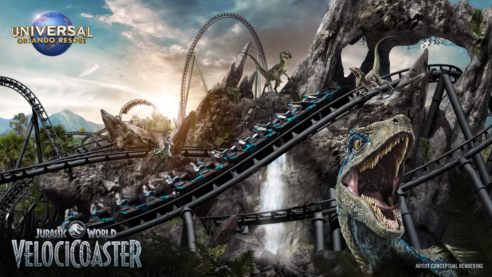 Hold onto your butts: Universal Orlando shares details about Jurassic World VelociCoaster