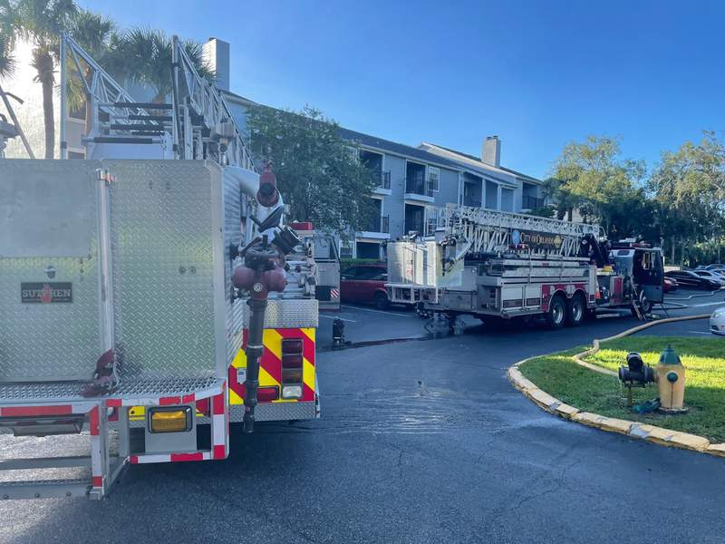 1 displaced after 2-unit Orlando apartment fire sparked by dryer