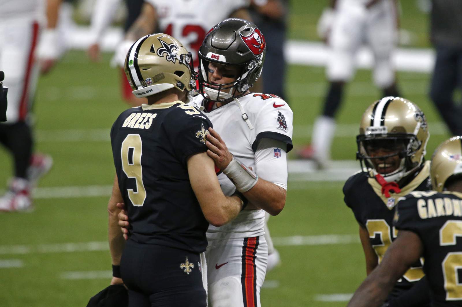 Saints’ Brees exits playoffs, perhaps career, on sour note
