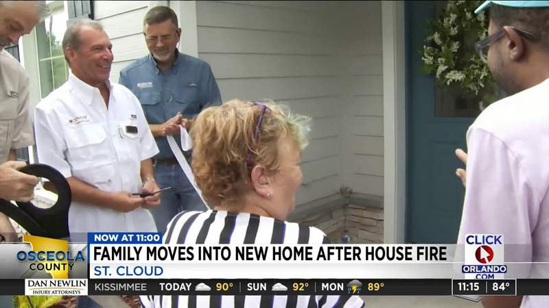 ‘It’s not real:’ St. Cloud family grateful for new home 1 year after house fire
