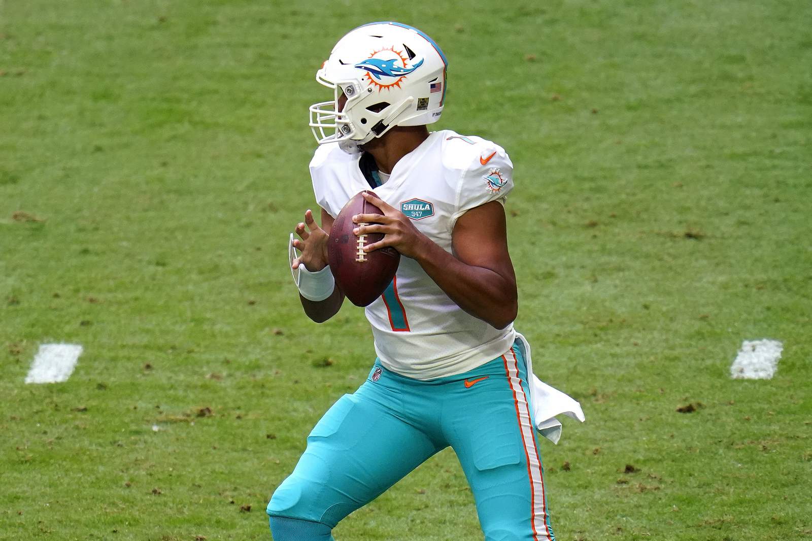 Tagovailoa, Dolphins rally for 34-31 win over Cardinals