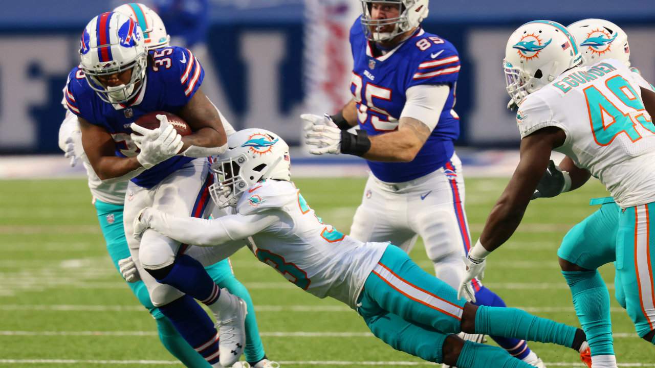 Bills eliminate Dolphins with 56-26 rout; set to host Colts