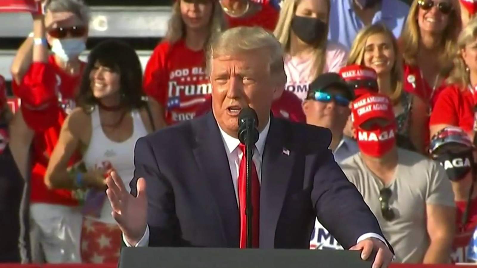 REWATCH: President Trump speaks to supporters in The Villages