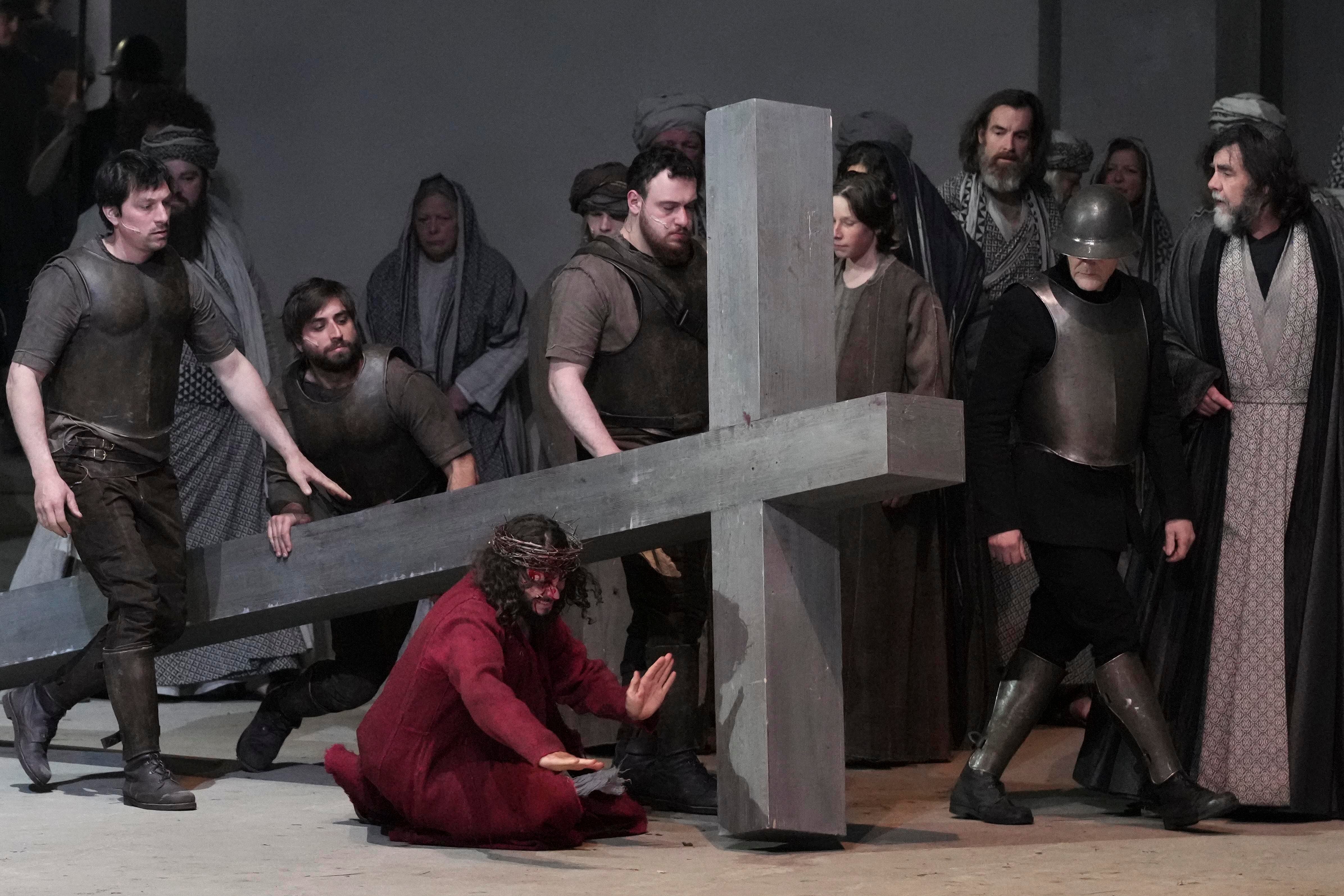 Centuries-old passion play returns after pandemic break