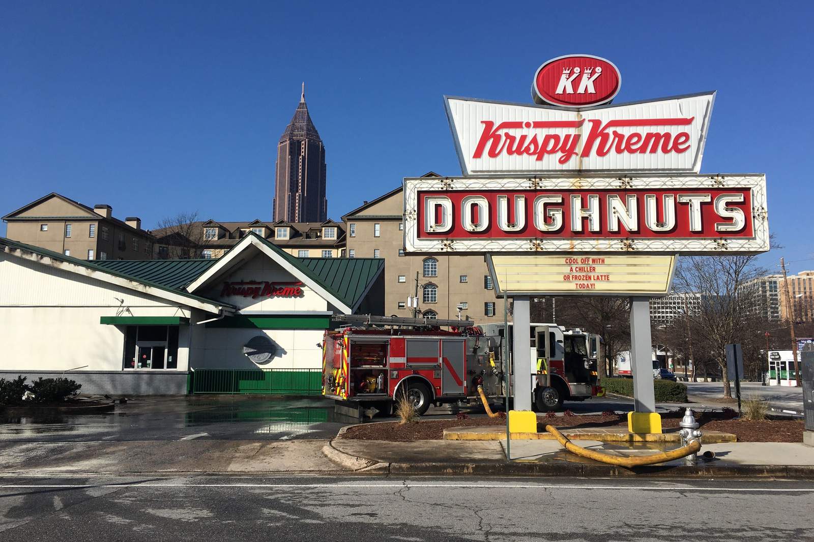 Shaq's historic Atlanta Krispy Kreme damaged by raging fire