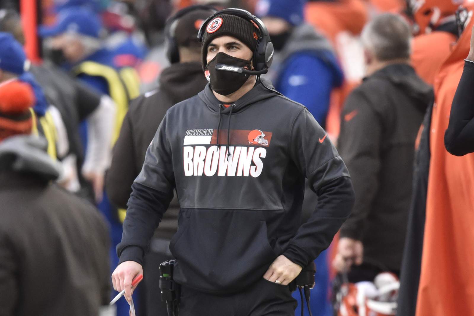 Cruel twist: Browns lose coach for playoffs due to COVID-19