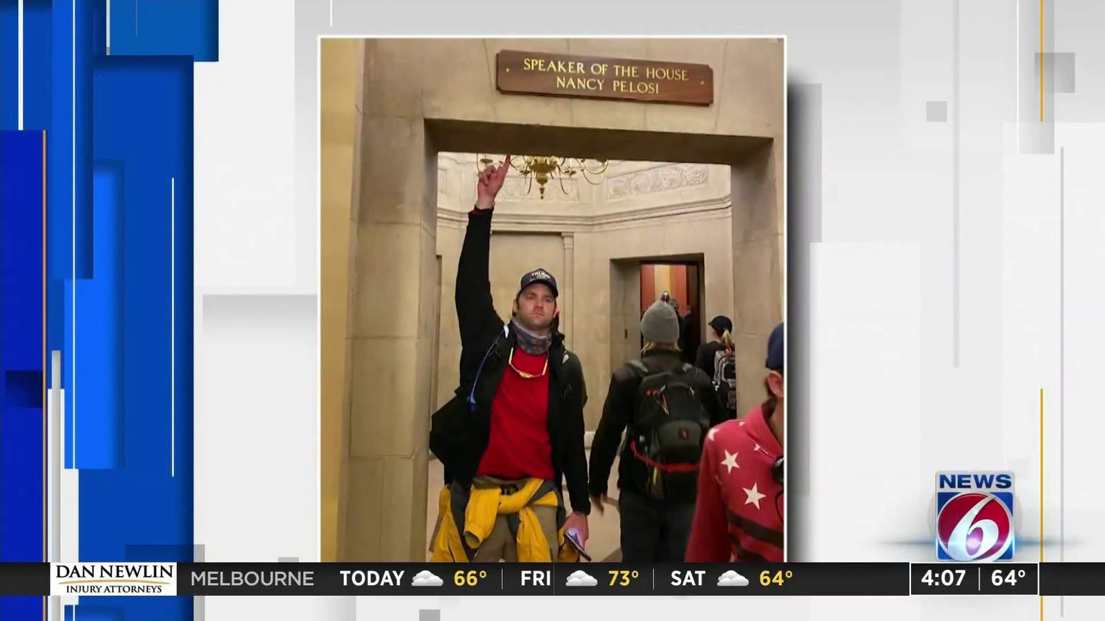 ‘We are in the Rotunda:’ Sanford firefighter’s video shows him in Capitol during siege, FBI says